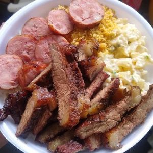 imagem do produto MARMITEX GRANDE COM CHURRASCO(120G DE CARNE)