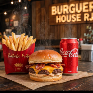 imagem do produto COMBO House Bacon 150g + Coca-Cola 350ml + Batata P