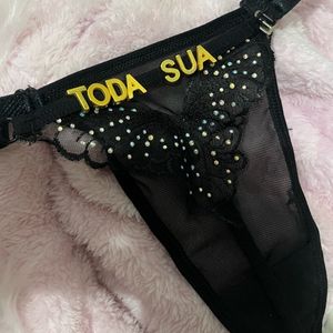 imagem do produto Calcinha personalizada preta