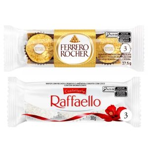 imagem do produto Raffaello e ferrero rocher