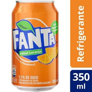 imagem do produto Fanta Laranja Lata 350ml