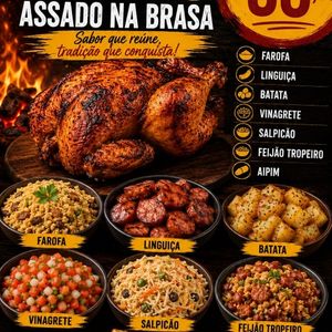 imagem do produto Frango Assado na Brasa - Combo Completo