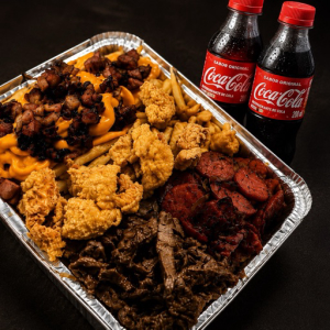 imagem do produto Bandeja completa + 2 coca cola 200ml 