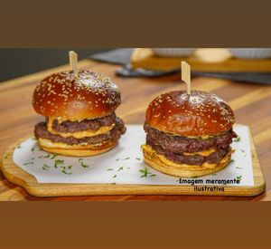 imagem do produto Combo casal: 2 burger 360 (2 BLEND sendo uma de 100g e outra de 80g + refri (1 litro)