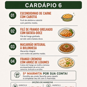 imagem do produto Kit 2 marmitas