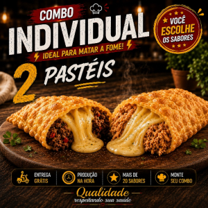 imagem do produto COMBO INDIVIDUAL / 2 PASTÉIS