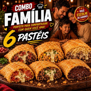 imagem do produto COMBO FAMÍLIA / 6 PASTÉIS