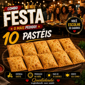 imagem do produto COMBO FESTA / 10 PASTÉIS
