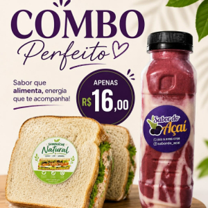 imagem do produto SANDUÍCHE + BATIDINHA 
