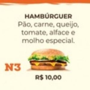 imagem do produto Hambúrguer Simples - N3