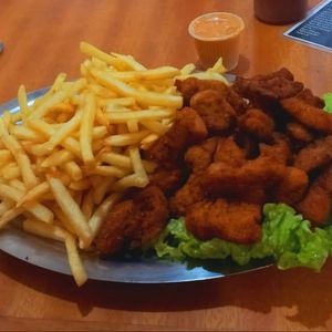 imagem do produto Frango empanado (iscas) c/ fritas