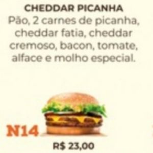 imagem do produto Cheddar picanha -N14