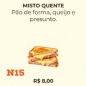 imagem do produto Misto quente - N15 