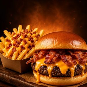 imagem do produto 1 x burguer e batata frita