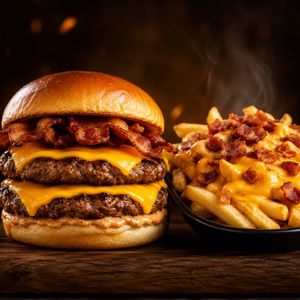imagem do produto 1 X bacon com batata frita