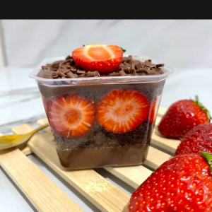 imagem do produto Bolo no Pote Brigadeiro com Morango