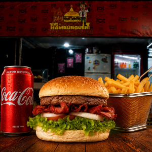 imagem do produto X Bacon + Coca Lata + Porção de Fritas P
