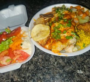 imagem do produto Marmita Média com Bife de Filé de frango á Parmegiana + salada separada