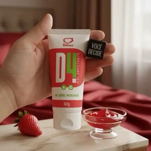 imagem do produto D4 Gel beijável de morango 60G