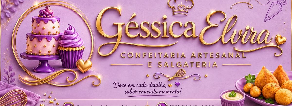 Gessica Elvira Confeitaria & Salgateria capa