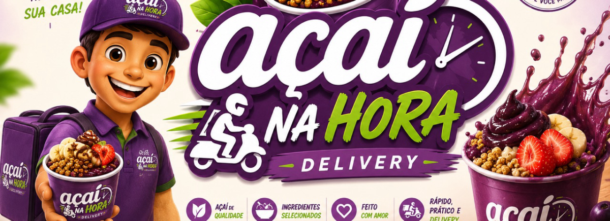 Açaí Na Hora Deliver | Cg capa
