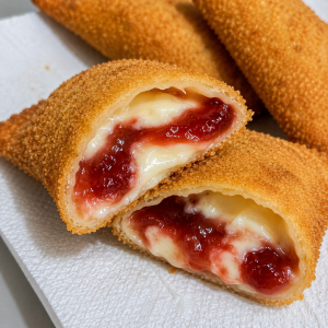 imagem do produto Enroladinho de Cream Cheese com Geleia de Morango