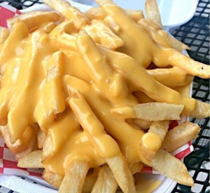 imagem do produto Batata frita com cheddar porção P