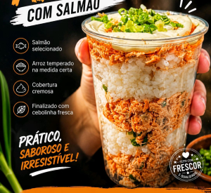 imagem do produto Temaki de salmão grelhado no copo