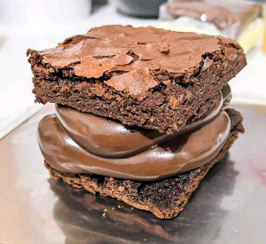 imagem do produto Brownie Recheado Brigadeiro de Chocolate Nobre - 150g