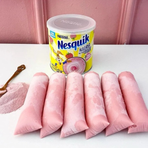 imagem do produto Geladinho gourmet nesquik com geleia de morango