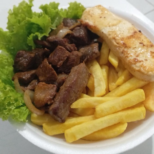 imagem do produto Fritas com picanha e queijo Coalho