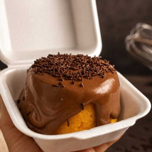 imagem do produto Mini vulcão de cenoura com brigadeiro