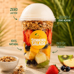 imagem do produto Salada {Zero} Iorgute Natural Zero  [500ML]