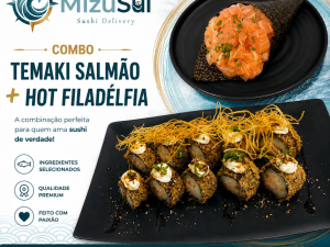 imagem do produto Combinado Temaki Salmão + Hot Filadélfia