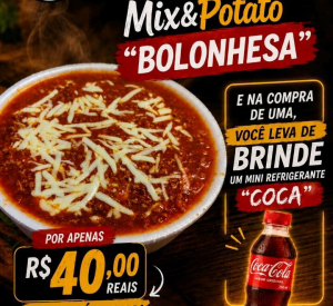 imagem do produto Batata Assada Recheada Bolonhesa