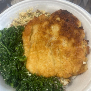 imagem do produto Filé de peixe a milanesa na lenha 🪵