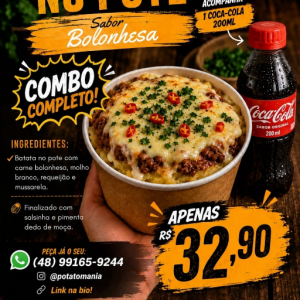 imagem do produto Combo Bolonhesa e Cola cola 200ml