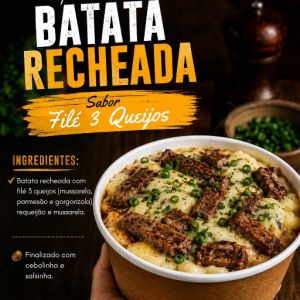 imagem do produto Pote Filé 3 queijos