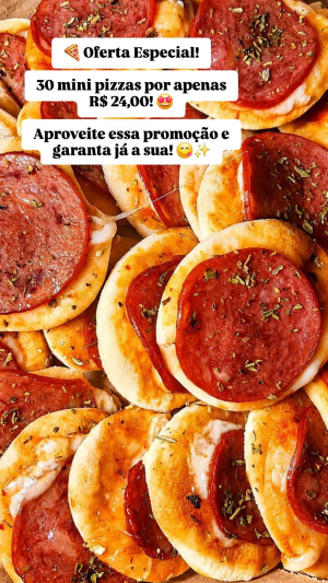 imagem do produto 30 mini pizzas