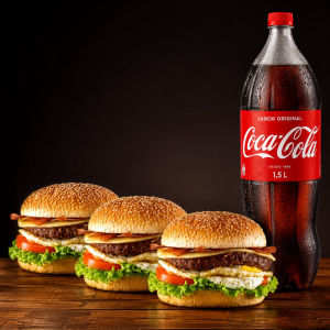 imagem do produto COMBO X- TUDO + COCA COLA 1,5 LTS