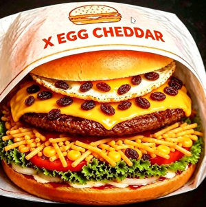imagem do produto X - EGG CHEDDAR