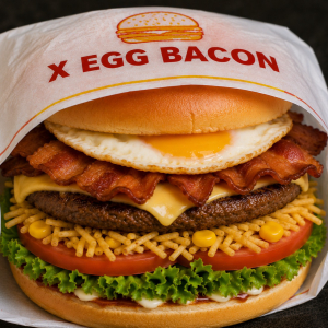 imagem do produto X - EGG BACON
