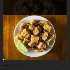imagem do produto Porção de torresmos 150 gr