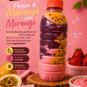 imagem do produto Mousse de Maracujá com Morango