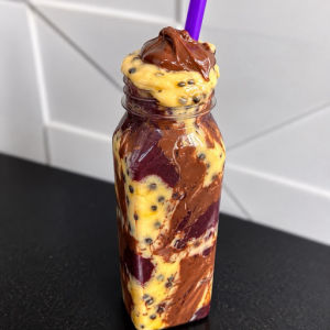 imagem do produto Creme de avelã com musse de maracujá garrafinha