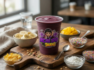 imagem do produto Açaí Batido Copo 500ml - Vale Nevado - Leite Ninho + Leite Moça