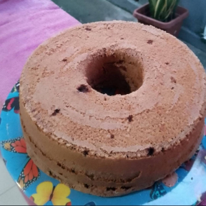 imagem do produto Bolo baunilha com gotas de chocolate 🍫 🍰
