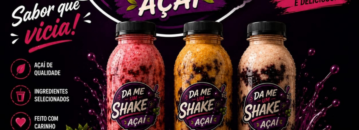 Da Me Um Shake Açaí capa
