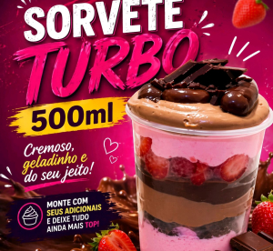 imagem do produto Sorvete Turbo 500ml