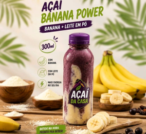 imagem do produto Açaí Banana Power 300ml | Energia + Cremosidade